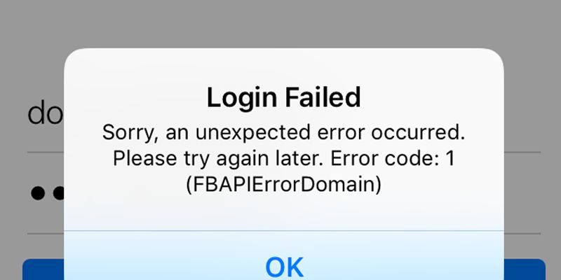 Một số lỗi đăng nhập bạn có thể sẽ gặp phải